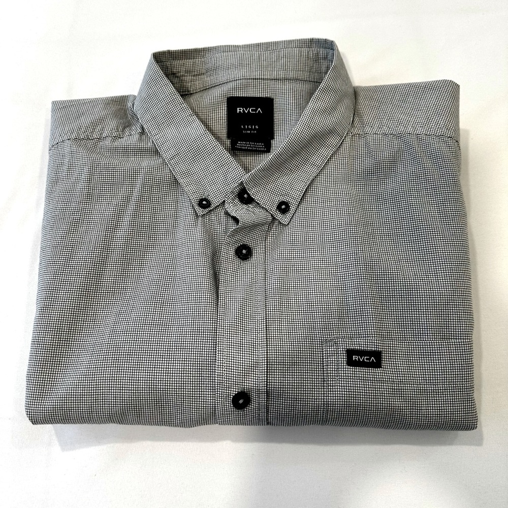 Rvca Button Down Tshirt - image 2
